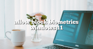 allow block biometrics windows 11