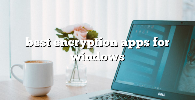 best encryption apps for windows