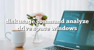 diskusage command analyze drive space windows