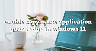 enable copy paste application guard edge in windows 11