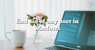 find sid of any user in windows