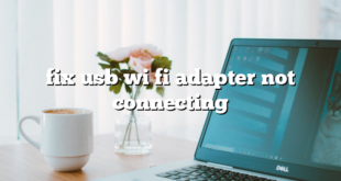 fix usb wi fi adapter not connecting