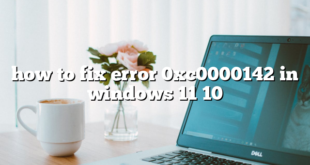 how to fix error 0xc0000142 in windows 11 10