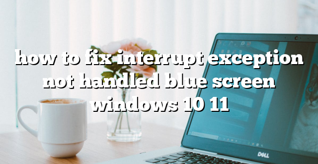 how to fix interrupt exception not handled blue screen windows 10 11