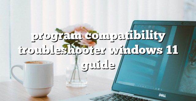 program compatibility troubleshooter windows 11 guide