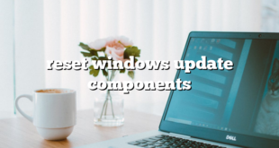 reset windows update components