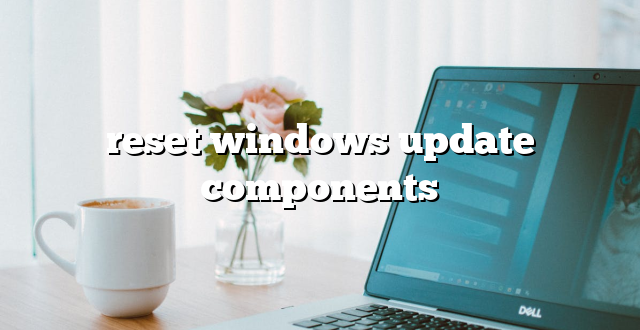 reset windows update components