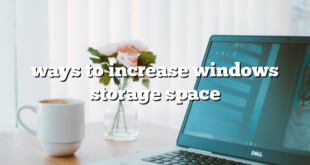 ways to increase windows storage space