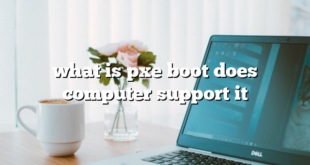 what is pxe boot does computer support it